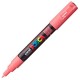 UNIBALL MARCADOR POSCA PC-1M NO PERMANENTE PUNTA FINA 0.7MM ROSA CORAL